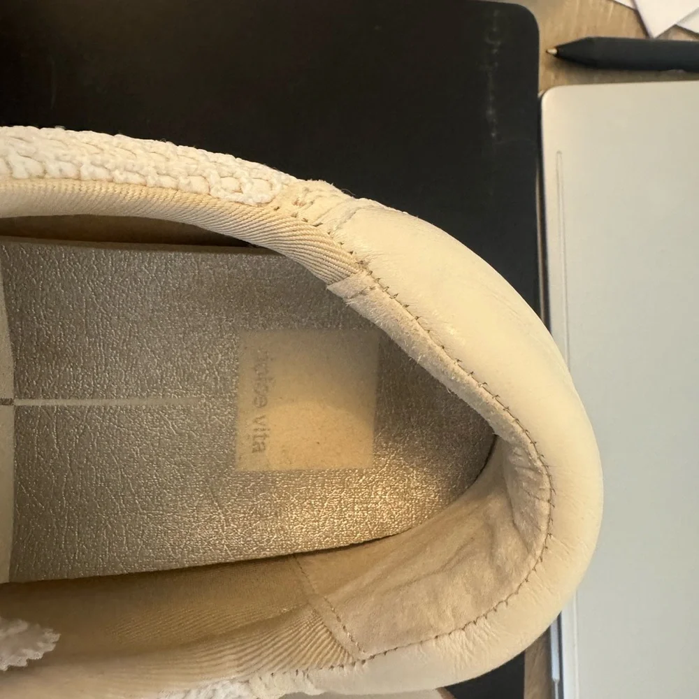 Dolce Vita Cream Mesh Sneakers - Picture 7 of 7